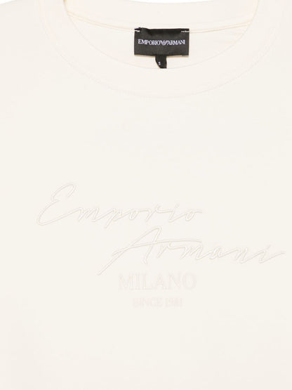 Emporio Armani Cotton crewneck sweatshirt