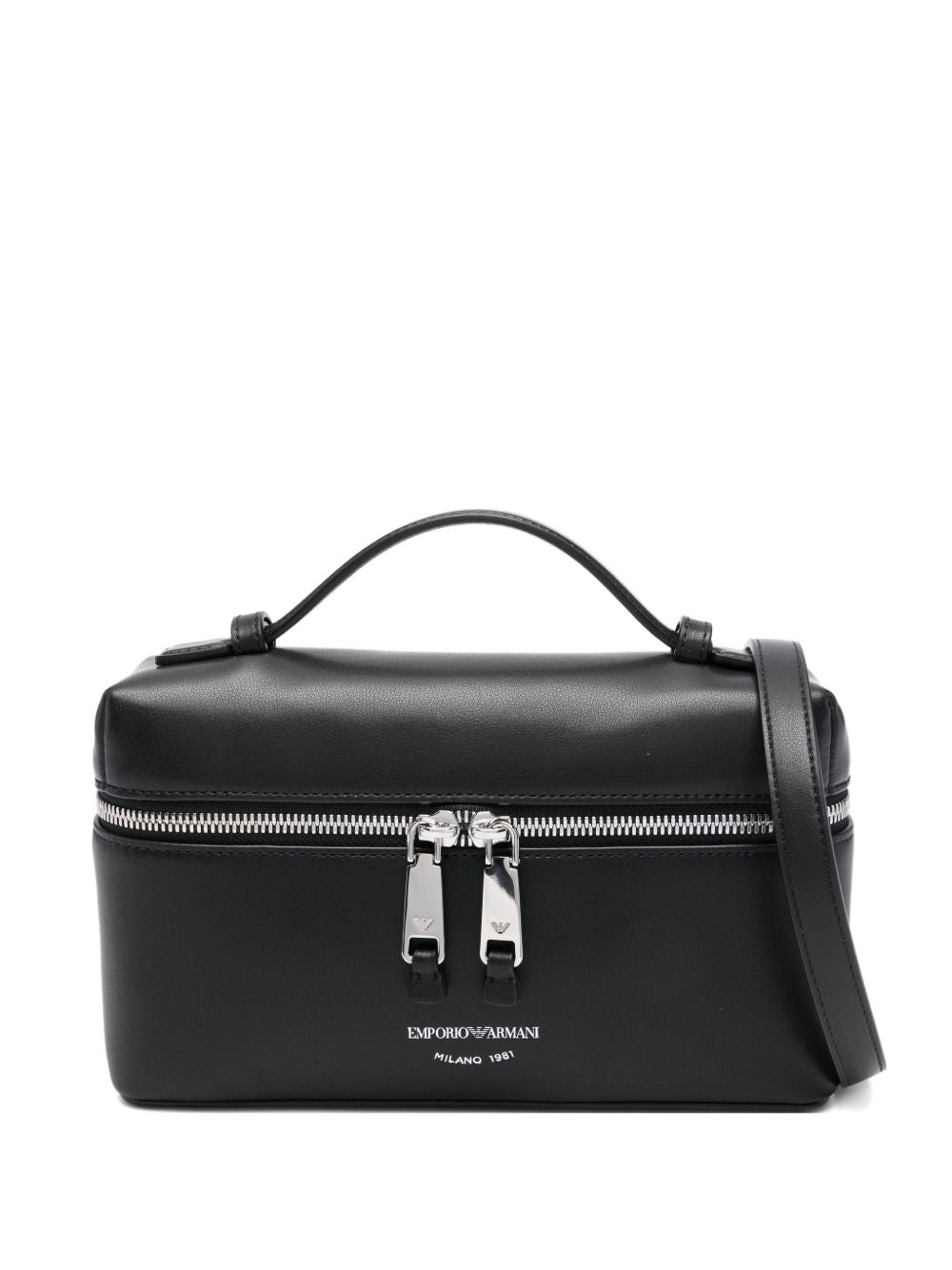Emporio Armani Nappa Leather Shoulder Vanity Case