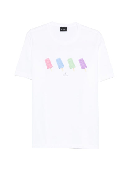 Paul Smith Printed cotton t-shirt