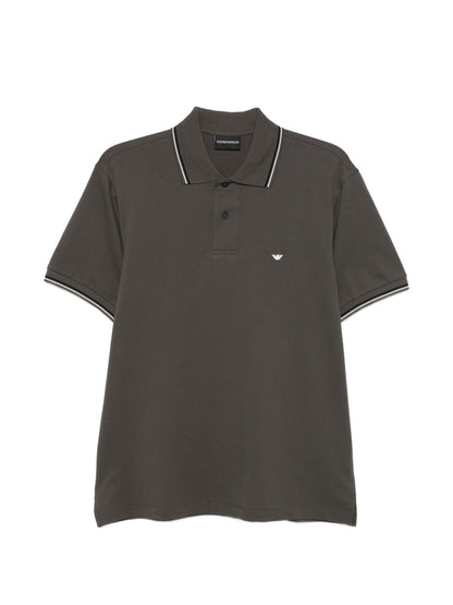 Emporio Armani Logo cotton polo shirt