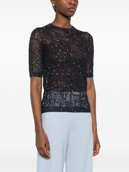 Fabiana Filippi Openwork t-shirt
