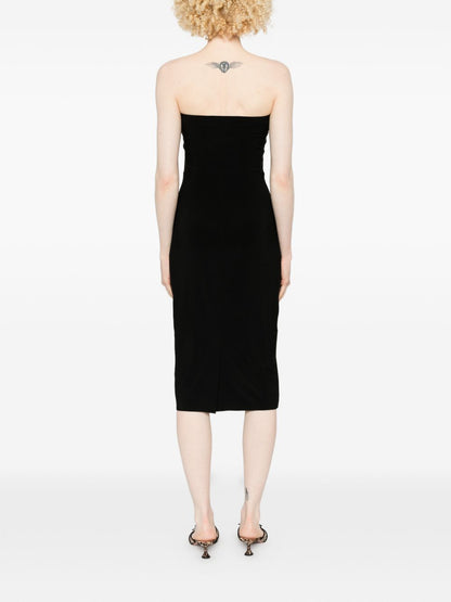 Norma Kamali Strapless midi dress