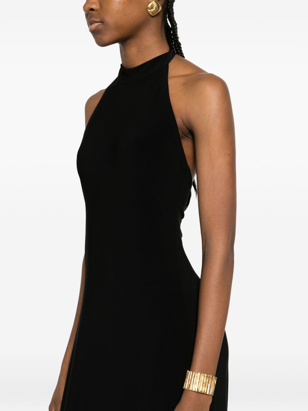 Norma Kamali Side slit long dress