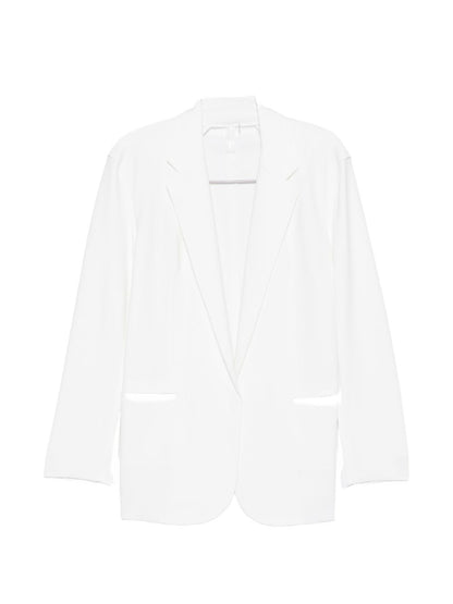 Norma Kamali Oversized single-breasted blazer jacket
