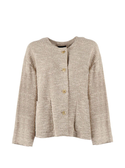 Emporio Armani Cotton blend blazer jacket