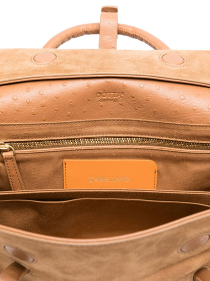 Zanellato Dotta Brown Leather Handbag