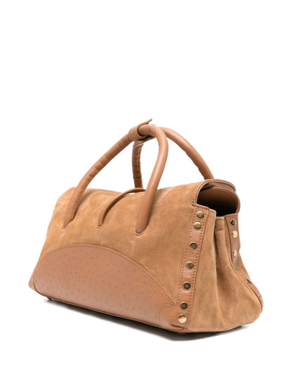 Zanellato Dotta Brown Leather Handbag