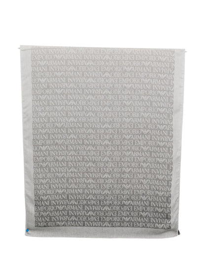 Emporio Armani Allover logo stole