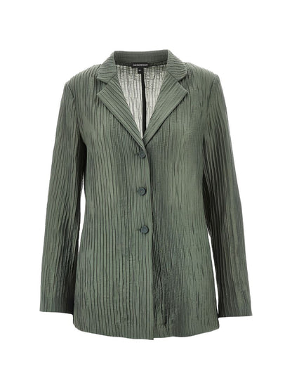 Emporio Armani Single-breasted blazer jacket