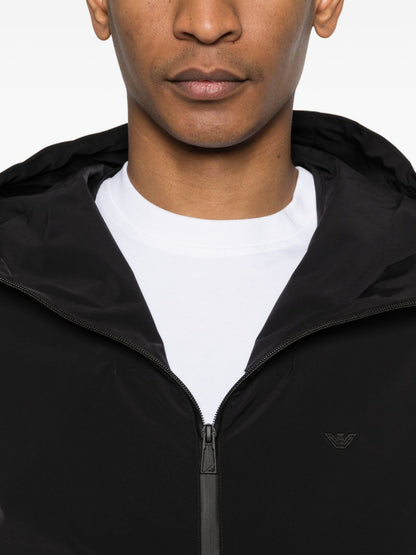 Emporio Armani Hooded blouson jacket