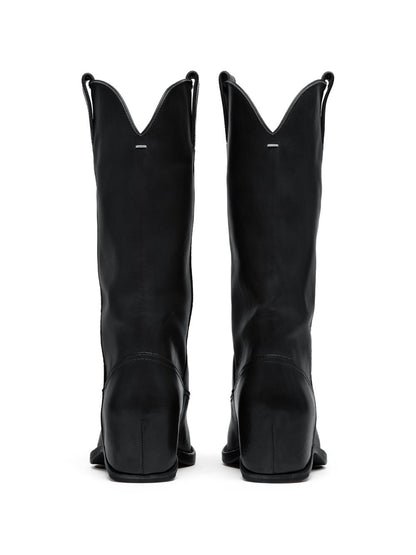 Maison Margiela Leather western boots
