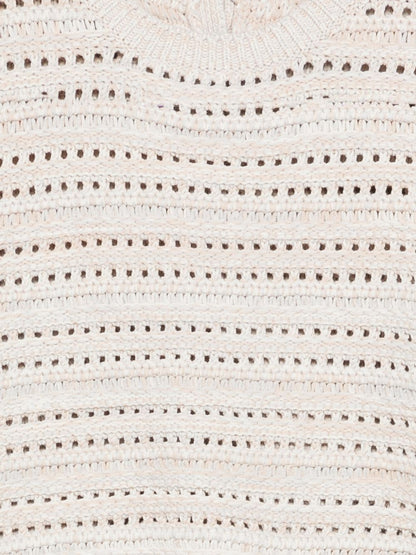 Emporio Armani Cotton open-knit cardigan