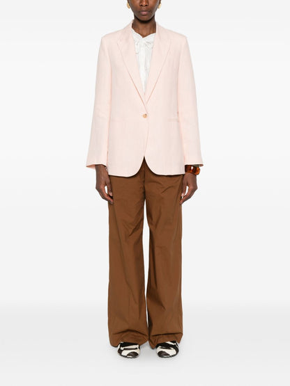 Forte Forte Linen single-breasted jacket