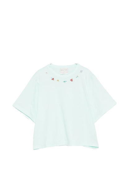 Forte Forte Embroidered cotton t-shirt