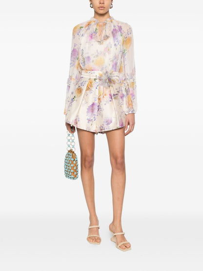Zimmermann Luna printed blouse