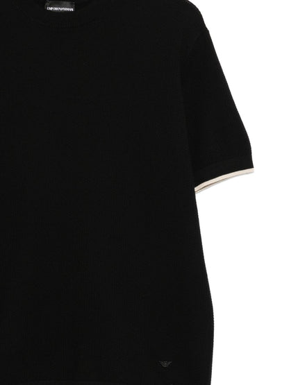 Emporio Armani Cotton knitted t-shirt