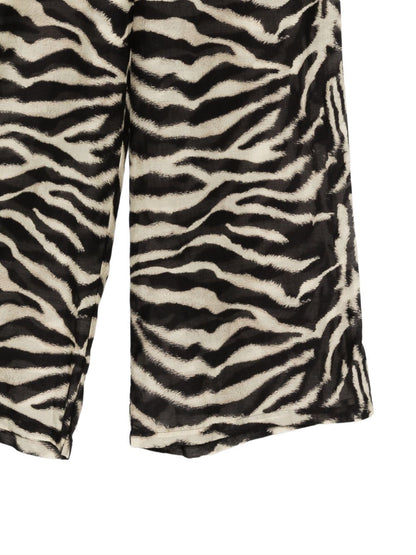 Ermanno Scervino Printed cotton trousers