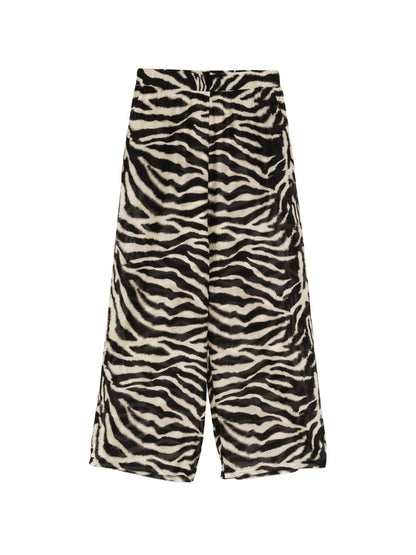Ermanno Scervino Printed cotton trousers
