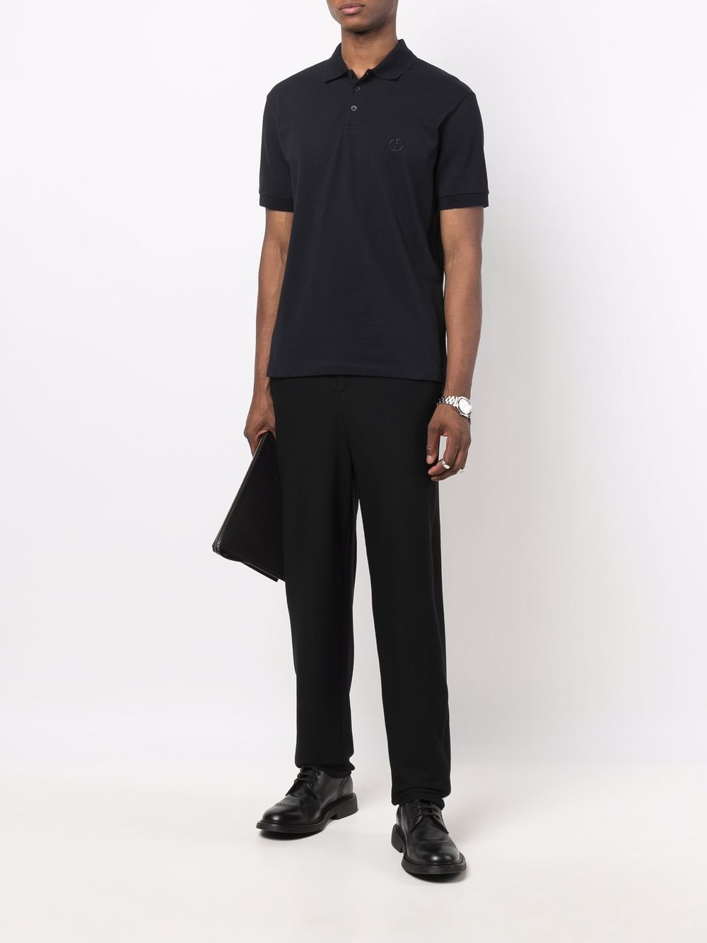 Giorgio Armani Piqeut cotton polo shirt