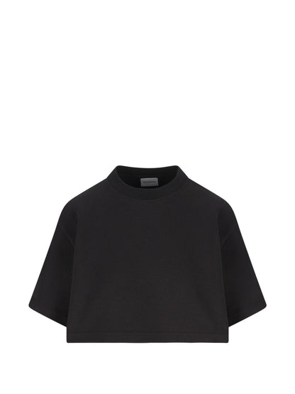 Balenciaga Cotton cropped t-shirt