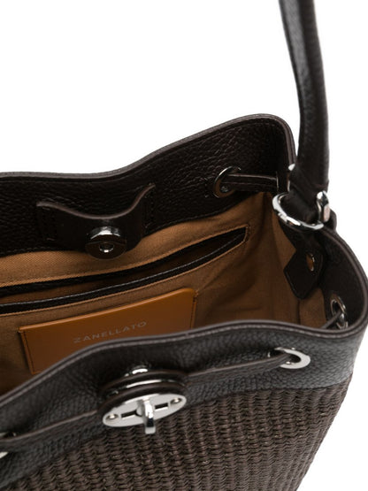 Zanellato MondÃ  Vimini small bucket bag