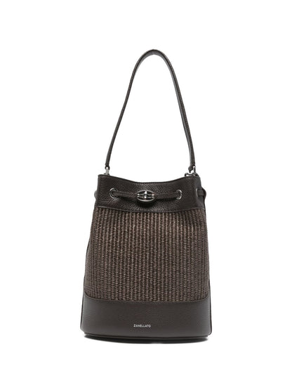 Zanellato MondÃ  Vimini small bucket bag