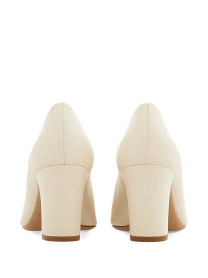 Ferragamo Gancini block heel pump
