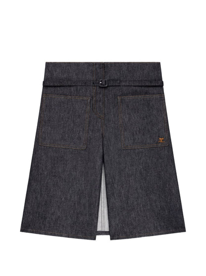 Courreges Denim shorts