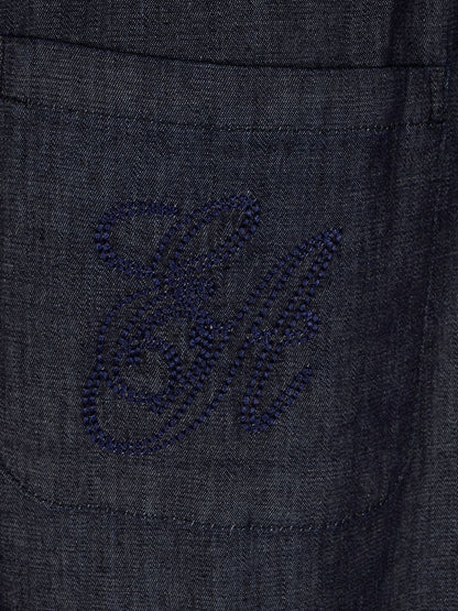 Emporio Armani Denim cotton trousers
