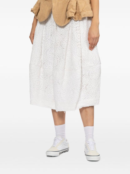 Comme Des Garcons Comme Des GarÃ§ons Cotton midi skirt
