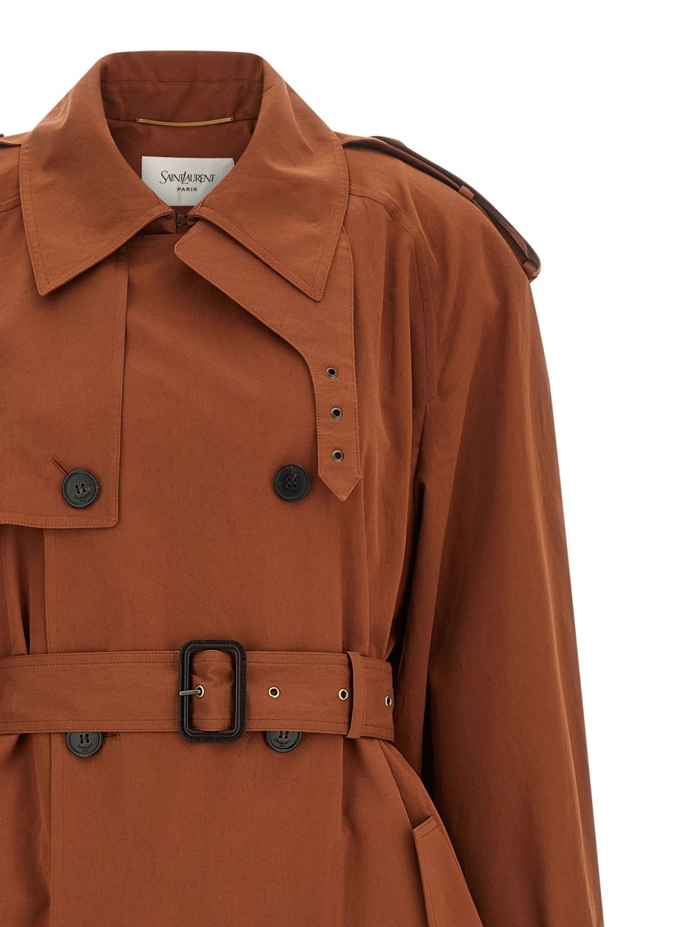 Saint Laurent Cotton and silk trench coat