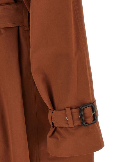 Saint Laurent Cotton and silk trench coat