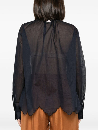 Forte Forte Embroidered cotton shirt