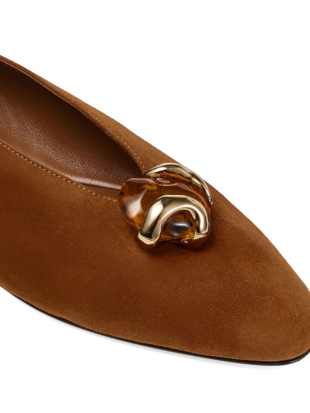 JIMMY CHOO Flat shoes LUGGAGE
