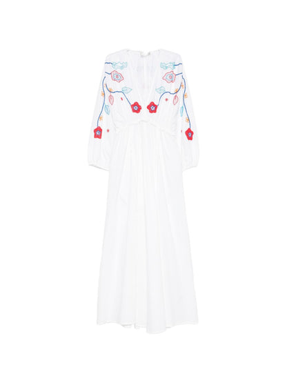 Forte Forte Embroidered cotton dress
