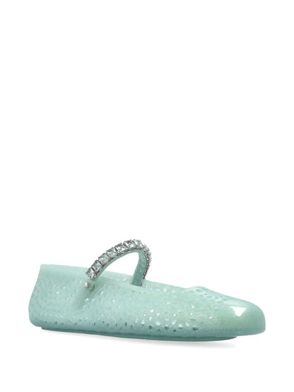 JIMMY CHOO Flat shoes GREEN