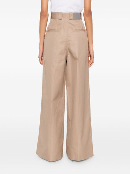 Balenciaga Cotton high-waisted trousers