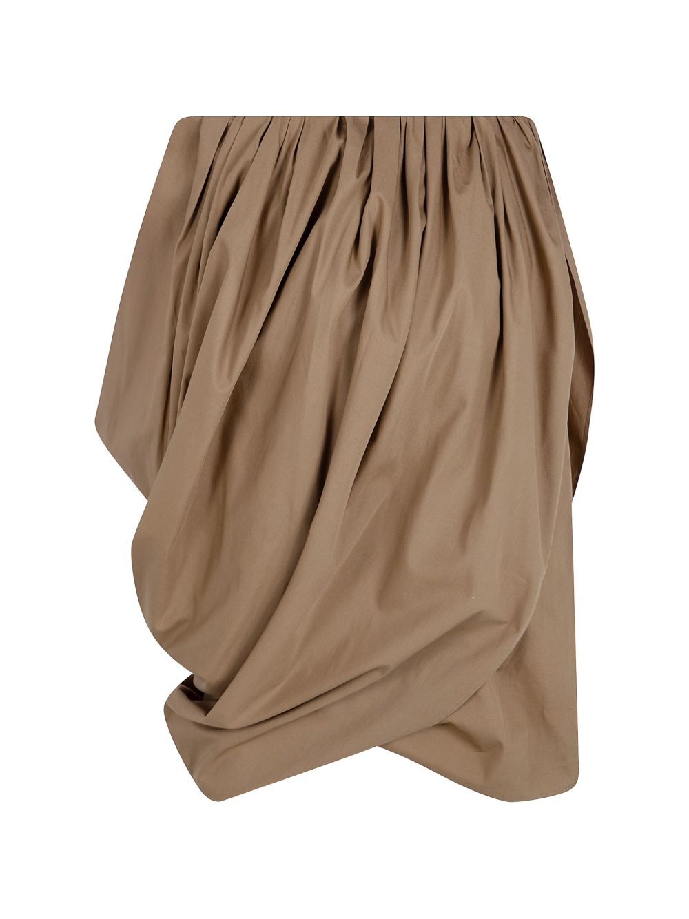 Chloé ChloÃ© Cotton Draped Midi Skirt