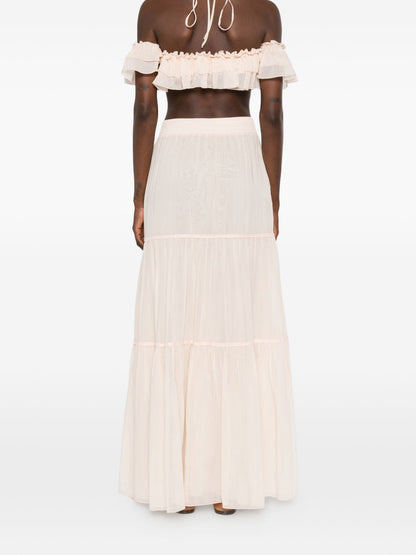 Ermanno Scervino Cotton Long Skirt