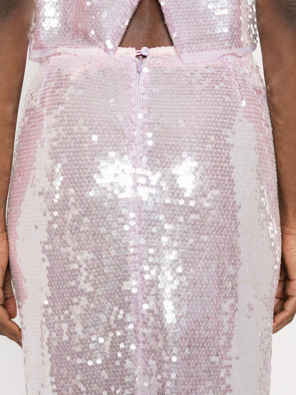 Forte Forte Sequined Long Skirt