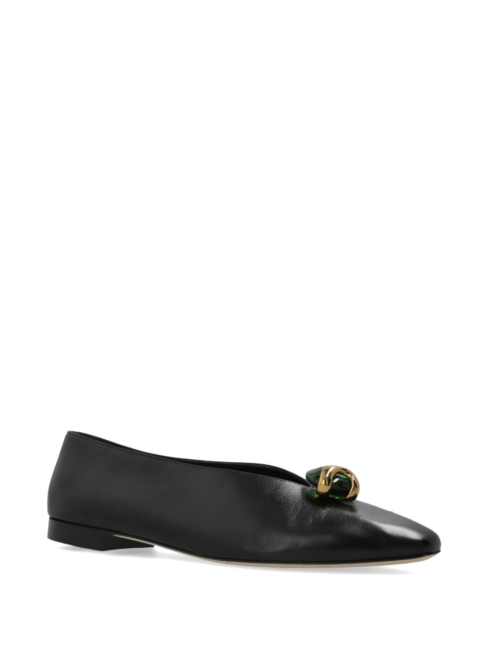 JIMMY CHOO Flat shoes BLACK