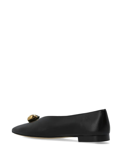JIMMY CHOO Flat shoes BLACK