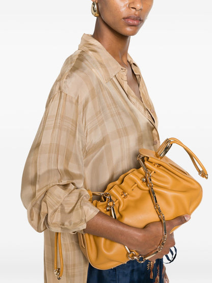 Zimmermann Ruched Chain Shoulder Bag