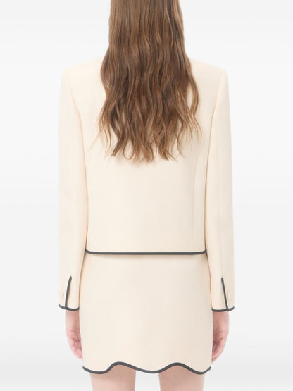 Valentino Wool and silk blend jacket