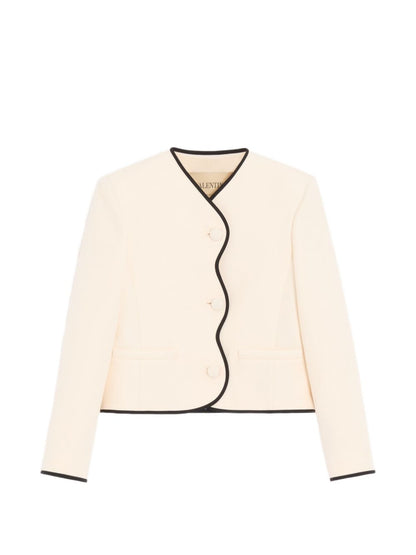 Valentino Wool and silk blend jacket