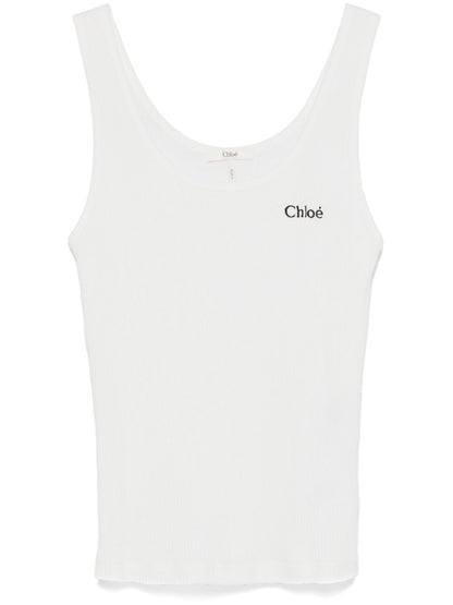Chloé Chloè Top WHITE
