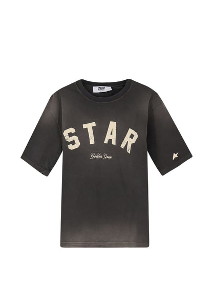 GOLDEN GOOSE T-shirts and Polos DARK GREY