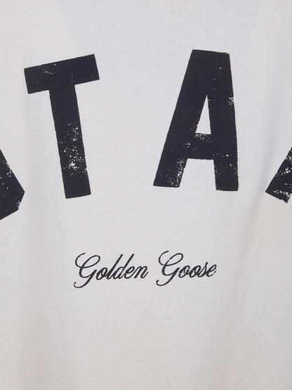 GOLDEN GOOSE T-shirts and Polos WHITE