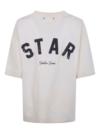 GOLDEN GOOSE T-shirts and Polos WHITE