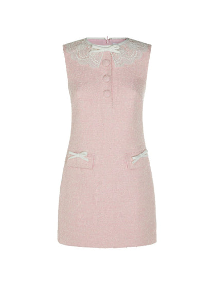 Self-Portrait Bouclé mini dress